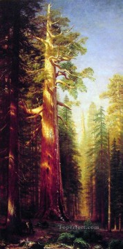  Grande Pintura - Los grandes árboles Albert Bierstadt